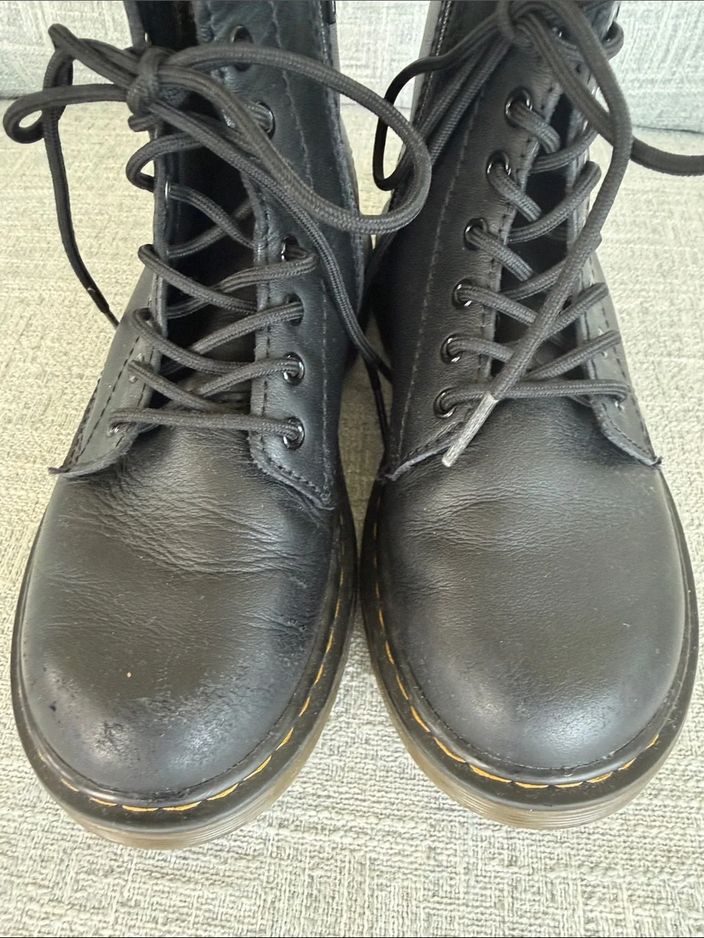 Dr. Martens Black Boots Girls Size 1